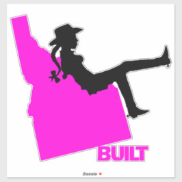 Idaho Cowgirl Vinyl Decal Klistermärken