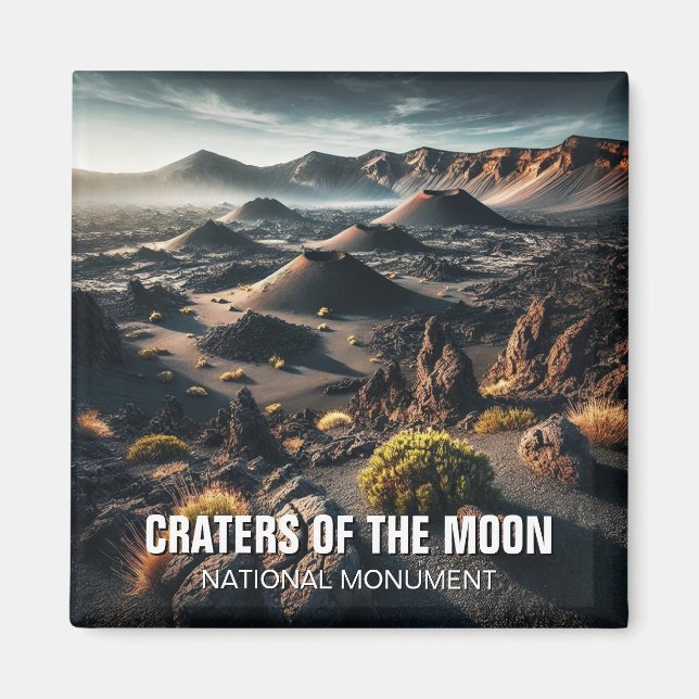 Idaho Craters of the Moon National Monument Magnet (Framsidan)
