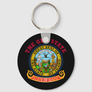 IDAHO CROSSROADS STATLIG FLAGGA NYCKELRING