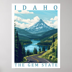 Idaho, delstat USA, Travel Ställe Poster