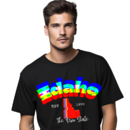 Idaho, delstaten Gem - Statens Pride T Shirt