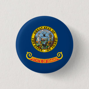 Idaho delstatsflagga knapp