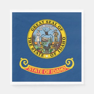 Idaho delstatsflagga pappersservett