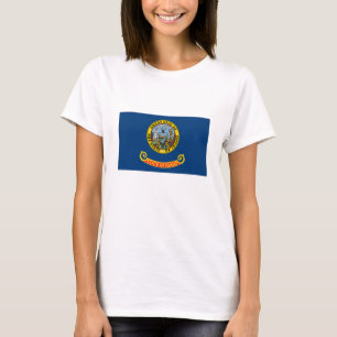 Idaho delstatsflagga t shirt