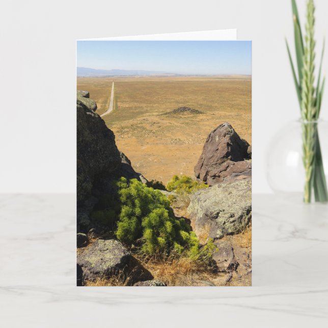 Idaho Desert Road Anteckningskort (Framsida)