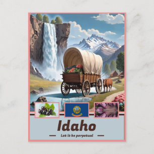 Idaho Elegance: Surreal Showcase Vykort