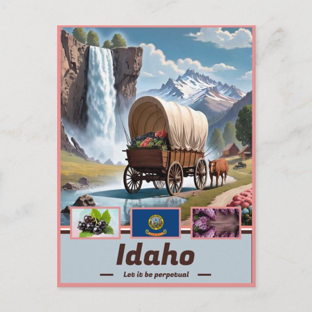 Idaho Elegance: Surreal Showcase Vykort (Framsida)