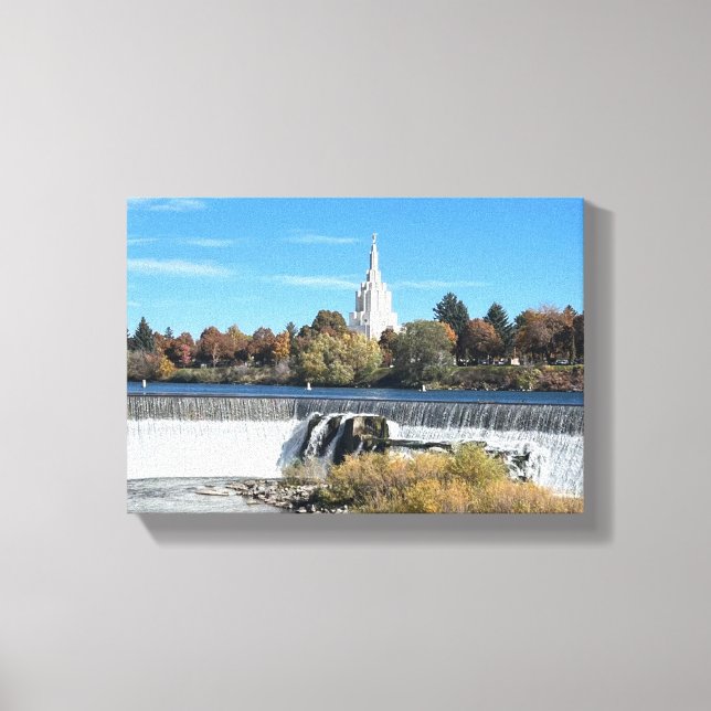 Idaho Falls Temple Canvastryck (Framsida)