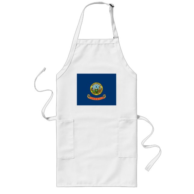 Idaho Flagga, ädelstensstaten, amerikanska delstat Långt Förkläde (Framsidan)