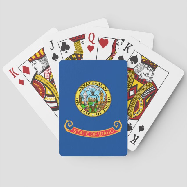 Idaho flagga casinokort (Baksidan)