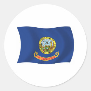 Idaho Flagga Klistermärke