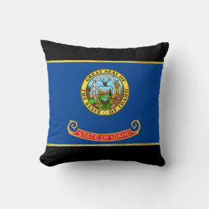 Idaho flagga kudde