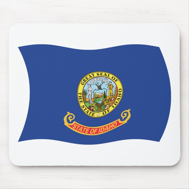 Idaho Flagga Mousepad Musmatta (Framsidan)
