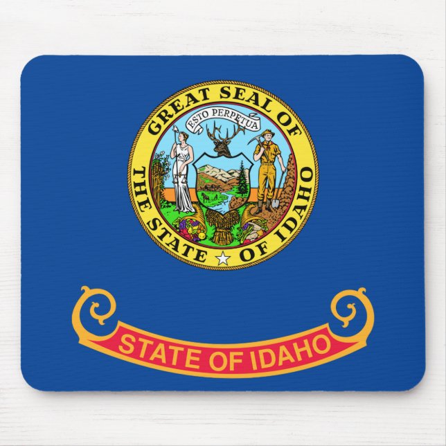 Idaho flagga musmatta (Framsidan)