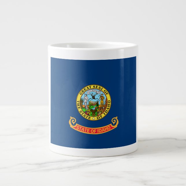 Idaho Flagga: the Gem State, Amerika Mountain West Jumbo Mugg (Framsidan)