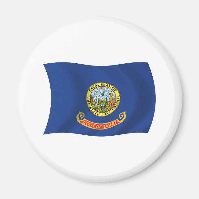 Idaho Flaggmagnet Magnet (Framsidan)