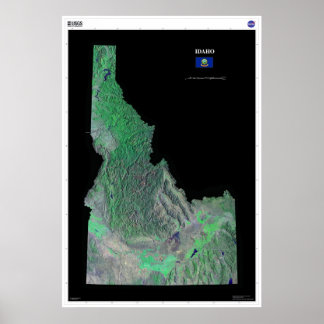 Idaho från rymden Poster