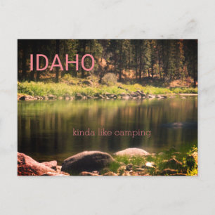 Idaho gillar camping vykort