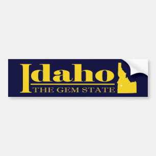 Idaho guld bildekal