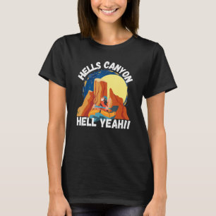 Idaho Hells Canyon Idaho Hiking Camping and Rapids T Shirt