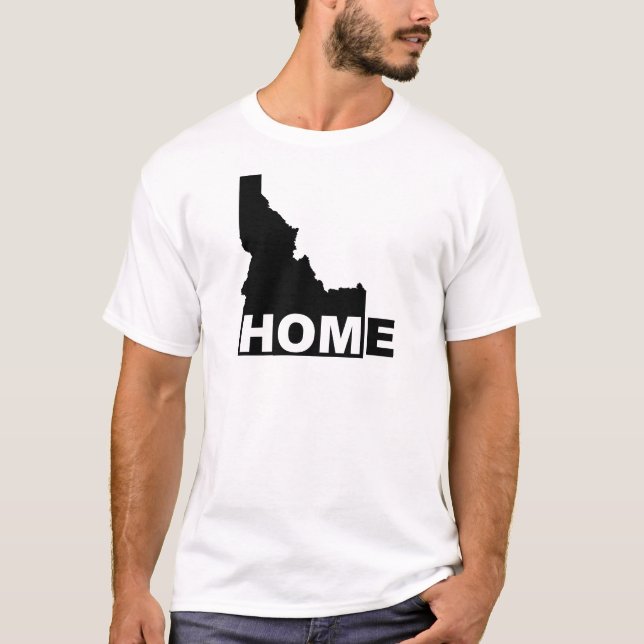 Idaho Hem från statliga T-Shirt Tees (Framsida)
