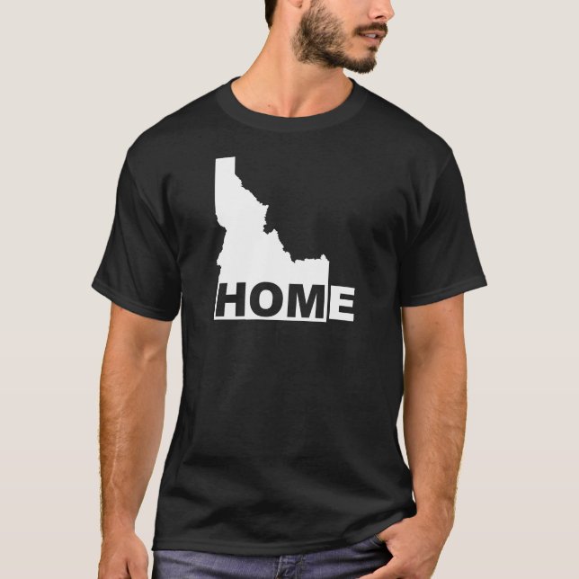 Idaho Hemifrån Från Stat T-Shirt Tees (Framsida)