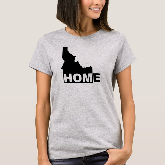 Idaho Hemifrån Stat T-Shirt Tees (Framsida)