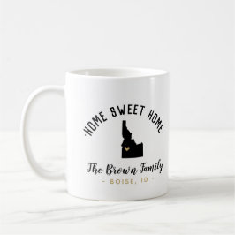 Idaho Home Sweet Home Family Monogram Mugg