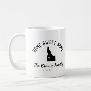 Idaho Home Sweet Home Family Monogram Mugg