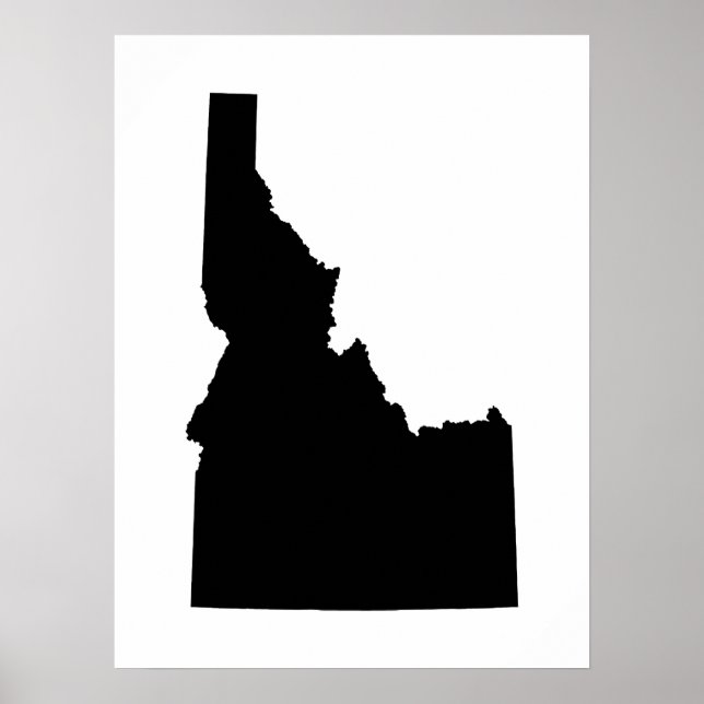 Idaho i Black Poster (Framsidan)