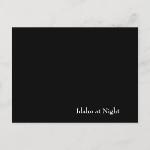 Idaho i Night Vykort