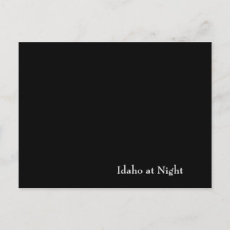 Idaho i Night Vykort