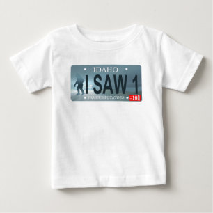 Idaho "I Saw 1" Sasquatch License Plate T Shirt