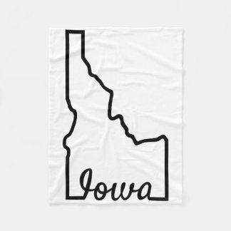 Idaho Iowa Funny Geography Mix Up Joke Idawa State Fleecefilt