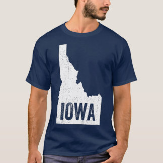 Idaho Iowa Funny Geography Mix up T Shirt