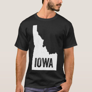 Idaho Iowa Idawa är du från en vacker geograf T Shirt