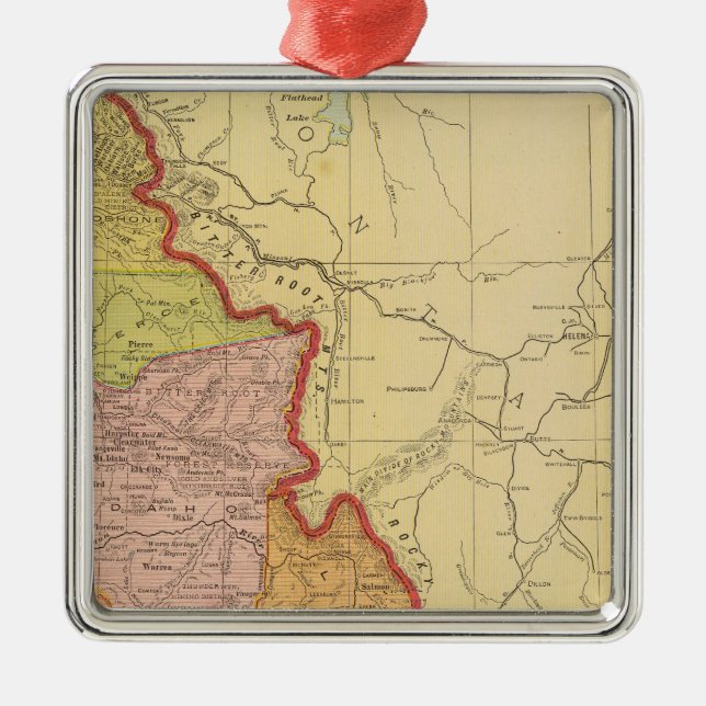 Idaho Julgransprydnad Metall (Framsidan)