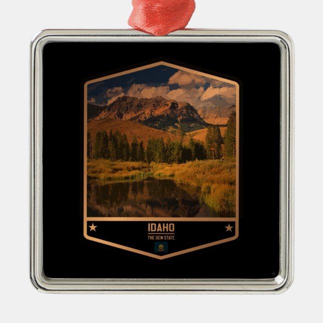 Idaho Julgransprydnad Metall (Framsidan)