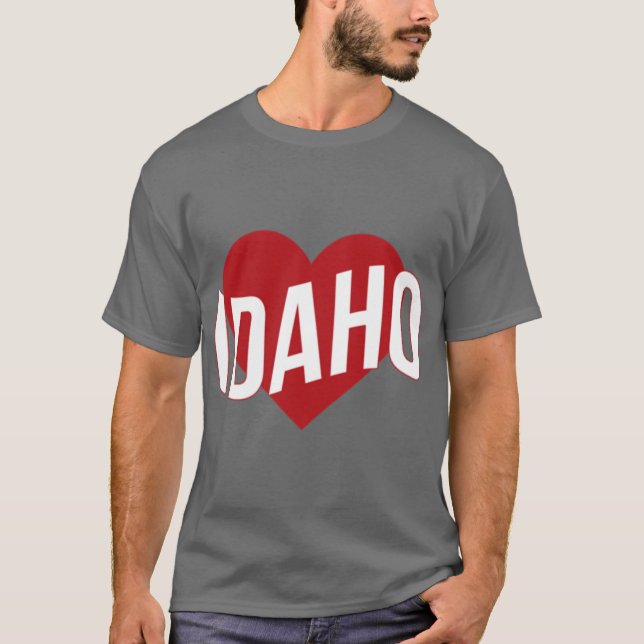 Idaho kärlek t shirt (Framsida)