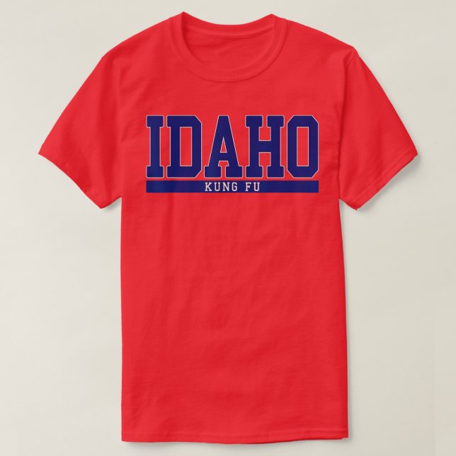 Idaho Kung fu T Shirt (Design framsida)
