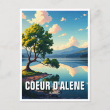 Idaho Lake Coeur d'Alene är namnet på en insjö i I