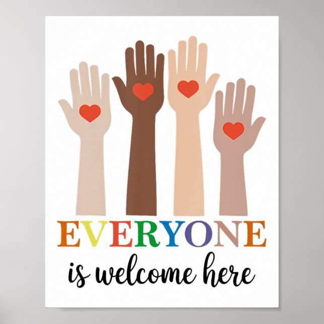 Idaho Lärare alla hälsar välkommen hit. Poster (Framsidan)