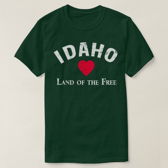 IDAHO MARK AV DEN FRIA MARKNADEN T SHIRT (Design framsida)