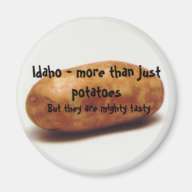 Idaho, mer än bara potatis, men... magnet (Framsidan)