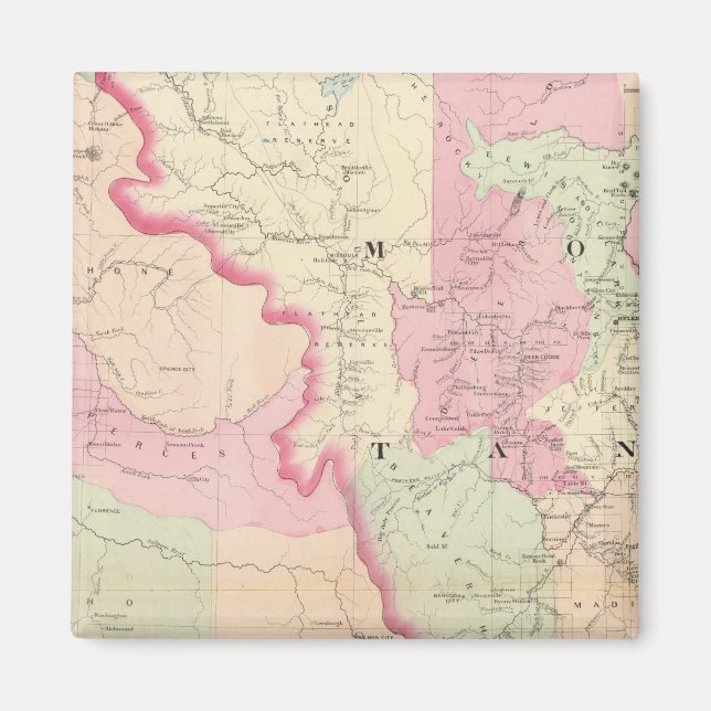 Idaho, Montana väster Magnet (Framsidan)