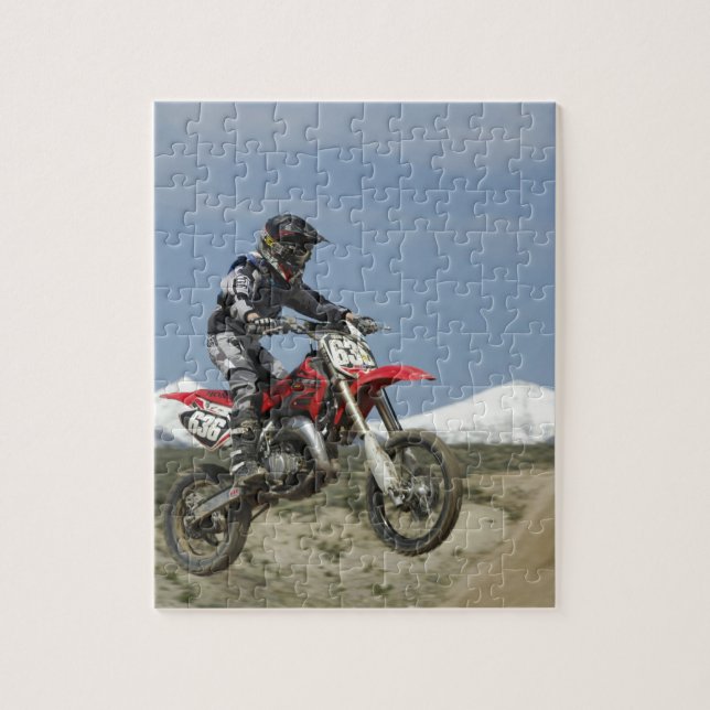 Idaho, Motocross Racing, Motorcykelracing Pussel (Vertikal)