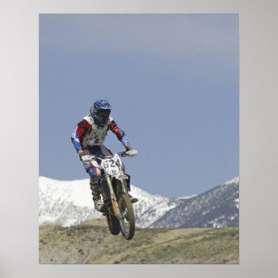 Idaho, Motocross Racing, Motorcykeltävling Poster
