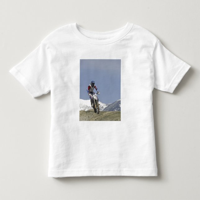 Idaho, Motocross Racing, Motorcykeltävling Tee (Framsida)