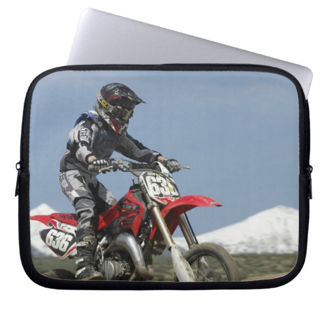 Idaho, Motocross Tävla, Motorcycle Tävla Laptop Sleeve (Framsidan)