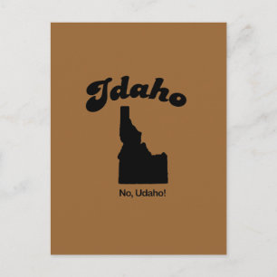 Idaho Motto - No U da ho Vykort